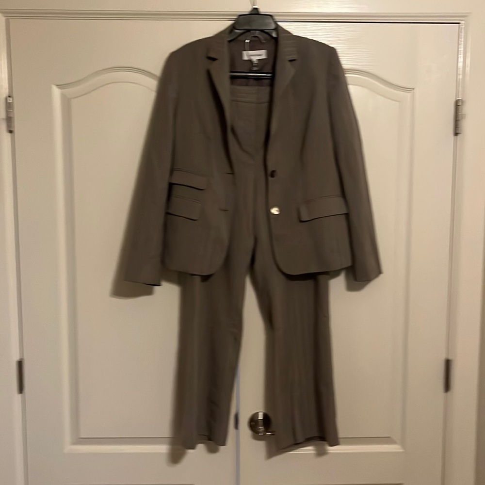 Women’s Calvin Klein Grey suit.  Size 10